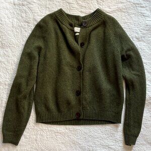 TOAST Eden Wool Cashmere Raglan Cardigan